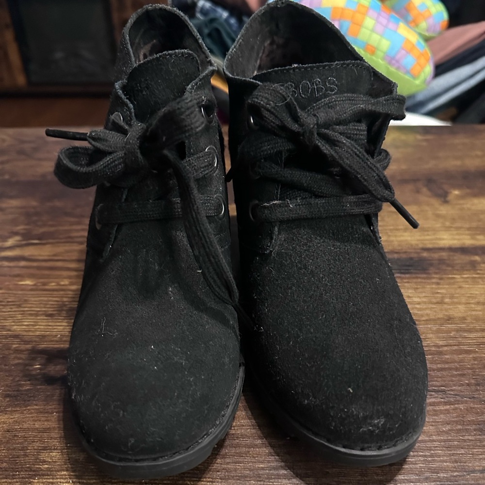 Bobs size 7 wedge booties